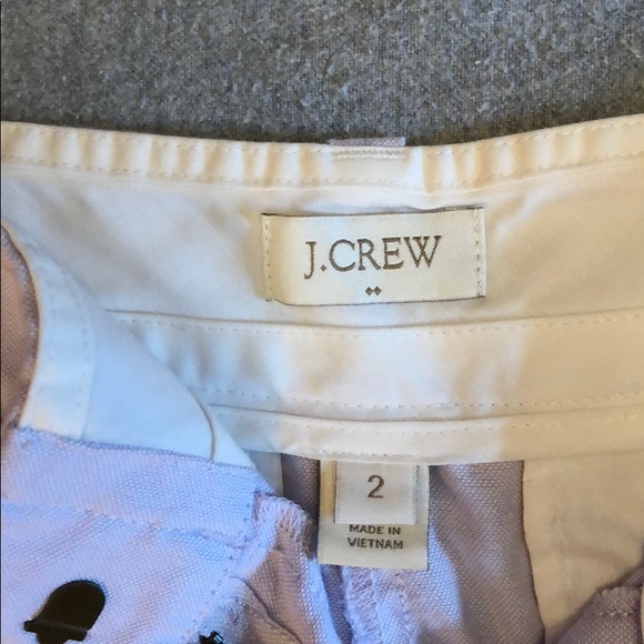 Size 2 lavender J Crew shorts - Picture 2 of 3